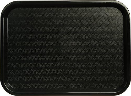 Carlisle Cafe Tray, Fast Food Restaurant Tray, 12 x 16, 1 Ct, Black (Pack of 12)
