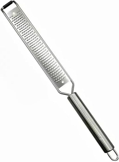 13.5 inch Lemon Zester, 304 Stainless Steel Cheese Grater, Kitchen Tool Metal