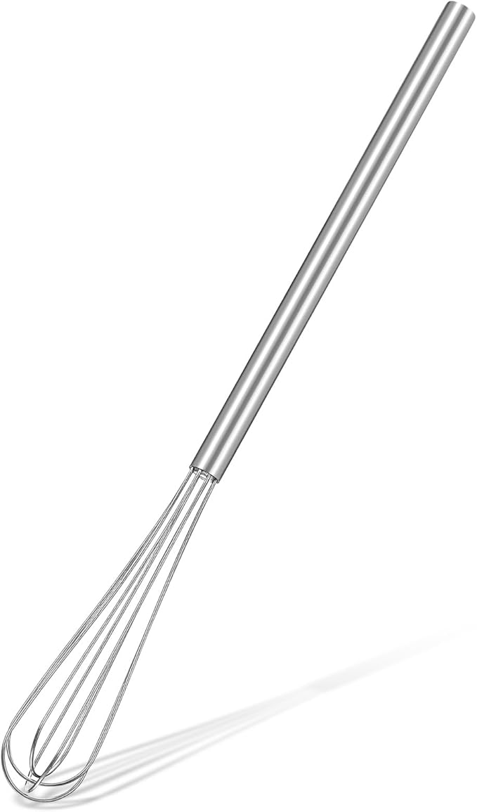 Hecila 1PC Mini Whisk Stainless Steel Mixer Compact Small Whisks