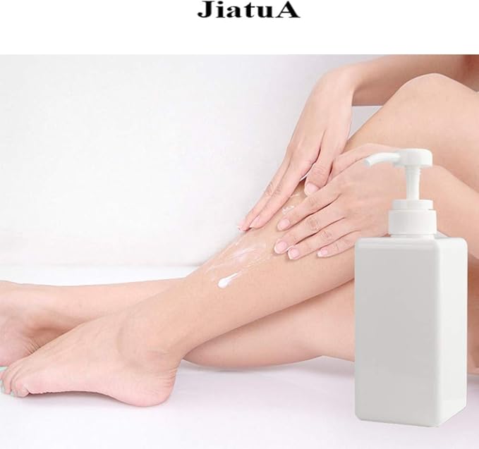 Pump Bottle, Refillable Plastic Empty Lotion Soap Dispenser Liquid Container