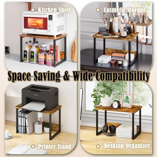 MARTY Countertop Organizer,17.1"x12.4", Cabinet Organizer Microwave Stand