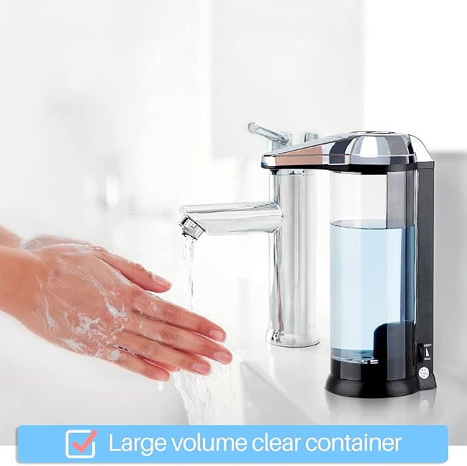 Secura 17oz Automatic Liquid Soap Dispenser, Touchless Battery Operated Hand