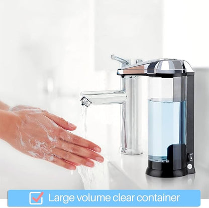 Secura 17oz Automatic Liquid Soap Dispenser, Touchless Battery Operated Hand