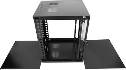 9U Server Cabinet Wall Mount Rack Enclosure