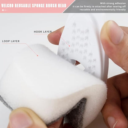 Dish Cleaning Brush, Soap Dispensing Dish Brush Set