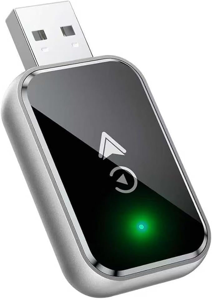 Wireless Carplay Adapter for ROX 01 2023 2024 2025, Plug and Play Car Play Wireless Adapter, 2 in 1 CarPlay Accessories, Auto Reconnect,Normal-C-USB+Type-c Extension Cable