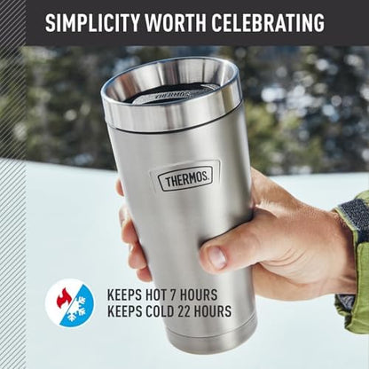THERMOS ICON SERIES, Stainless Steel Tumbler, Saddle, 16 oz