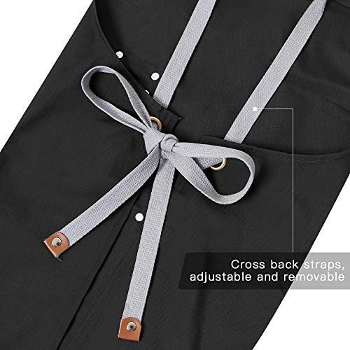 Mignongirl Chef Apron-Cross Back Apron