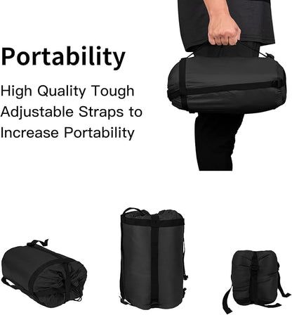 Poncho Liner Military Insulation Blanket Camo with Compression Carry Bag for Outdoors Hiking Jungle Hunting Gear
