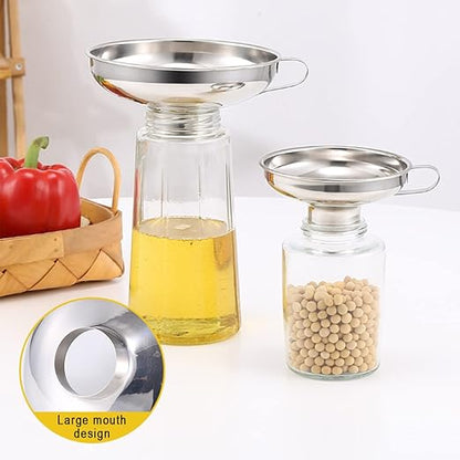 Canning Funnel for Kitchen Use, Wide Mouth Funnel for Mason Jars, Large Canning