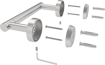 RARXTR Brushed 2 Pack Toilet Paper Holder SUS304 Stainless Steel Double Post