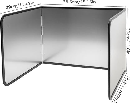 Splatter Guard for Frying Non-Stick 3 Sided Foldable Grease Splatter Screen