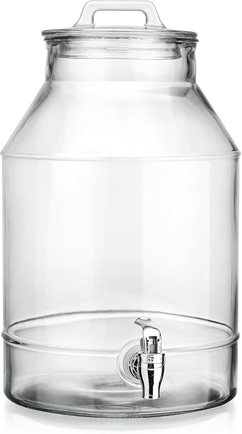 3 Gallon Glass Drink Dispensers