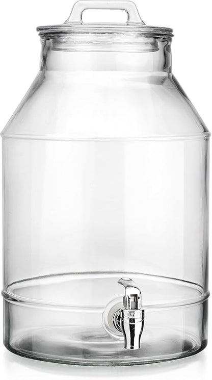 3 Gallon Glass Drink Dispensers