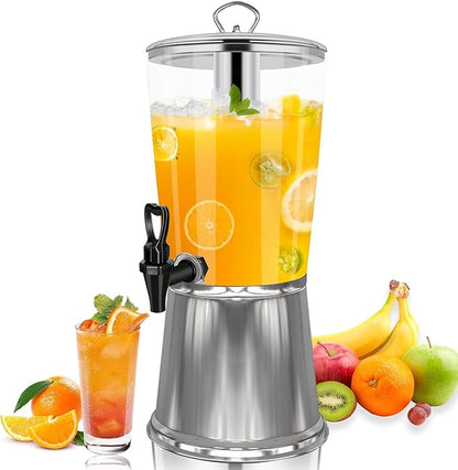 FULIYE Beverage Dispenser with Stand, Drink Dispensers