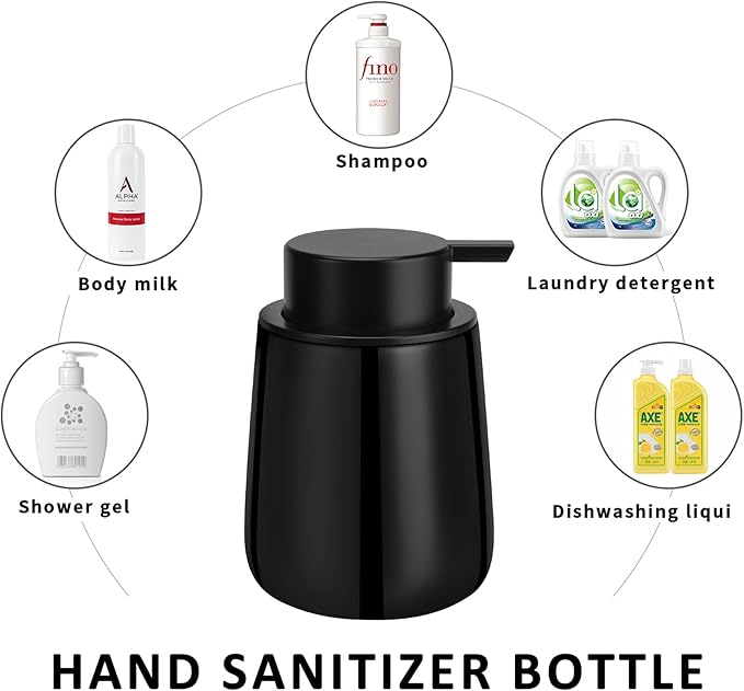 Soap Dispenser Ceramic with Easy-to-Press Pump Hand Lotion Liquid Dispenser