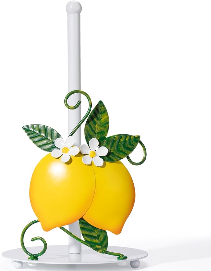 Lemon Paper Towel Roll Holder Countertop