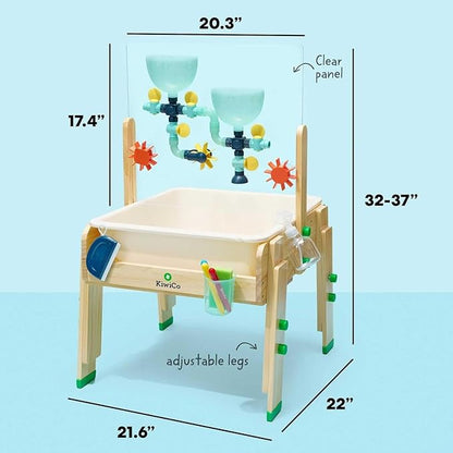 KiwiCo Water and Sand Sensory Table - 26 Accessory Pieces for Toddlers Ages 3+