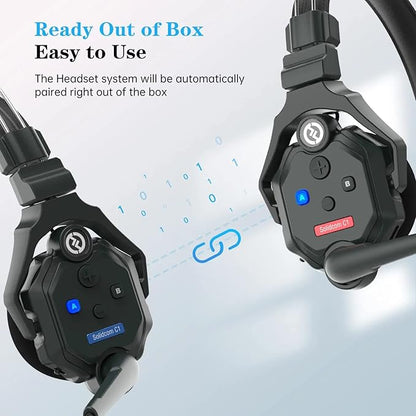 Hollyland Solidcom C1 3-Person 1100ft Full-Duplex Wireless Headset Intercom