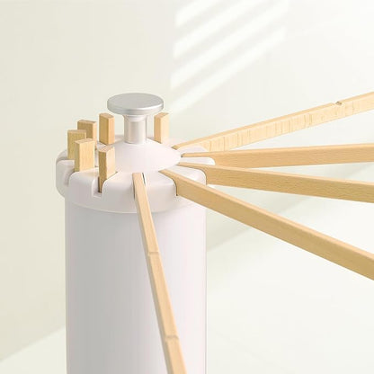 JOOM Four Legs Clothes Drying Rack, Garment Rack Portable and Foldable Space