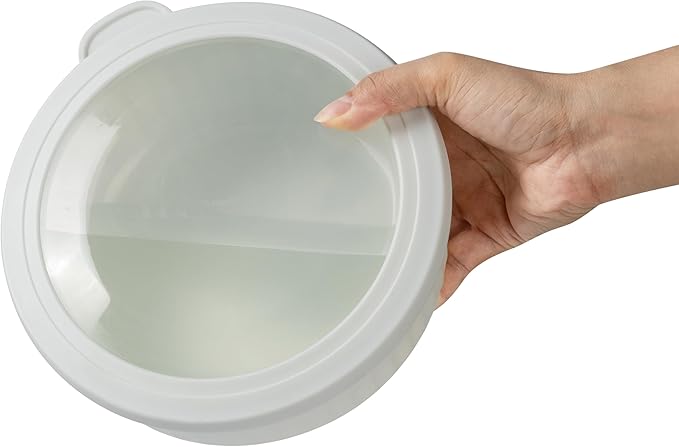 COOK WITH COLOR Prep Bowls with Lids- Wide and Deep Nesting Plastic Small