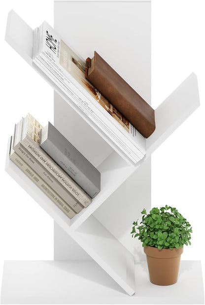 Furinno Tree Book Shelf, 3-Tier Bookshelf