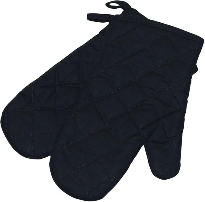 Oven Mitts, Premium Heat Resistant Kitchen Gloves Cotton & Polyester Quilted