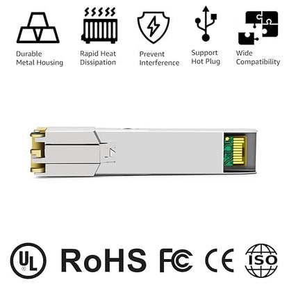OPSTRAN 10/100/1000BASE-T SFP SGMII Copper Transceiver Module Compatible