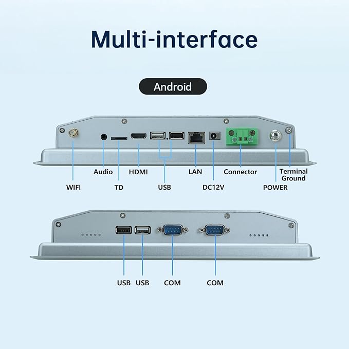 10.4-Inch Touchscreen Monitor, Ratio 4:3 Embedded Industiral Touch Screen Tablet
