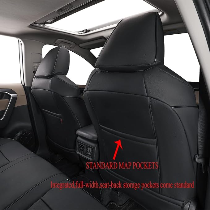 EKR Corolla Seat Covers Custom Fit for Toyota Corolla 2020 2021 2022 2023 2024 2025 2026 SE &2023-2025 XSE &2025 FX,Leather Car Seat Covers Full Set-Faux Leather(Black)