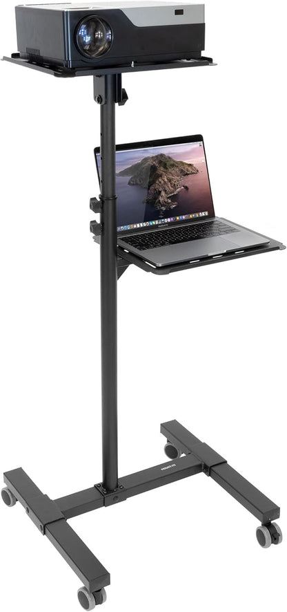 Mount-It! Mobile Projector and Laptop Stand, Rolling Cart