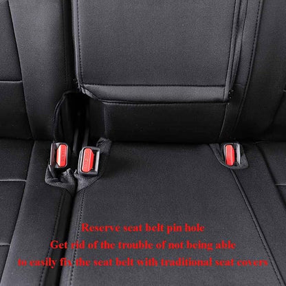 EKR CRV Seat Covers Custom Fit for Honda CRV 2023 2024 2025 2026 Car Seat Cover Full Set for Trucks SUV,Waterproof Car Seat Cushion,Neoprene (Black)