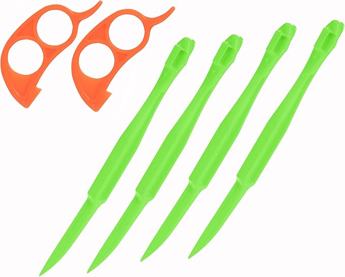 Soft Home Premium Plastic Orange Peeler Lemon Citrus Peel Cutter Vegetable