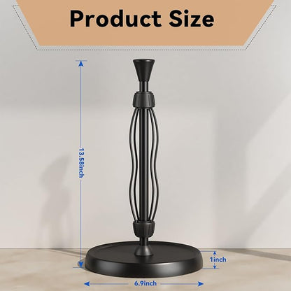 Countertop Paper Towel Holder, Premium Stainless Steel Kitchen Roll Holder