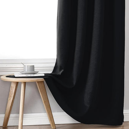 ChrisDowa 100% Blackout Curtains