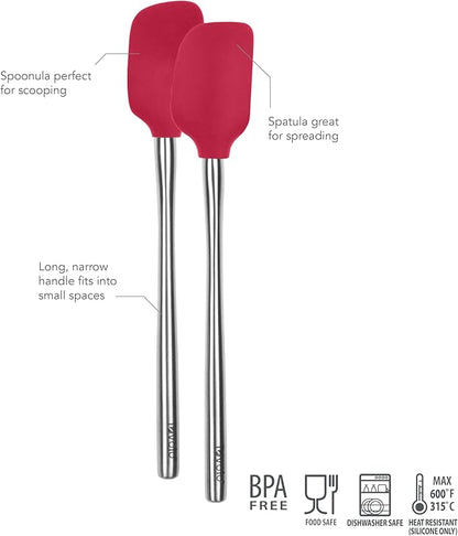 Tovolo Flex Core Mini Silicone Spatula Spoonula Set of 2