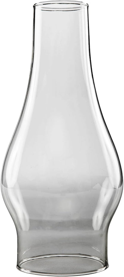 Light of Mine: 2.5" X 7.5" Oil Lamp Replacement Chimney - Clear Smooth Top Borosilicate Chimney (2 1/2" x 7 1/2")