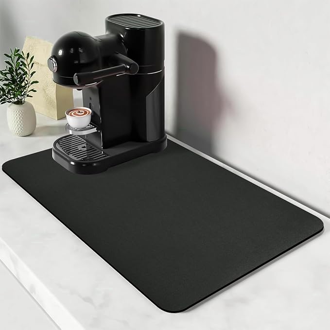 Bloss Coffee Mat 24"x16", Dish Drying Mat