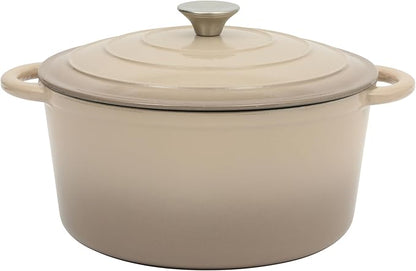 Gibson Home Addlestone 7 Qt Enameled Cast Iron Dutch Oven Pot