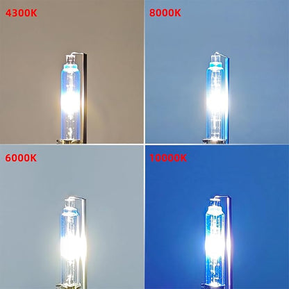 Sinoparcel D4R Xenon HID Headlight Bulbs - 6000K DC 12V 35W High Low Beam Replacement Lights, 42406 66450 42406WX- Pack of 2