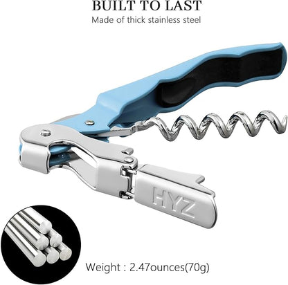 HYZ 2-Pack Wine Opener Waiter Corkscrew, Professional Wine Key