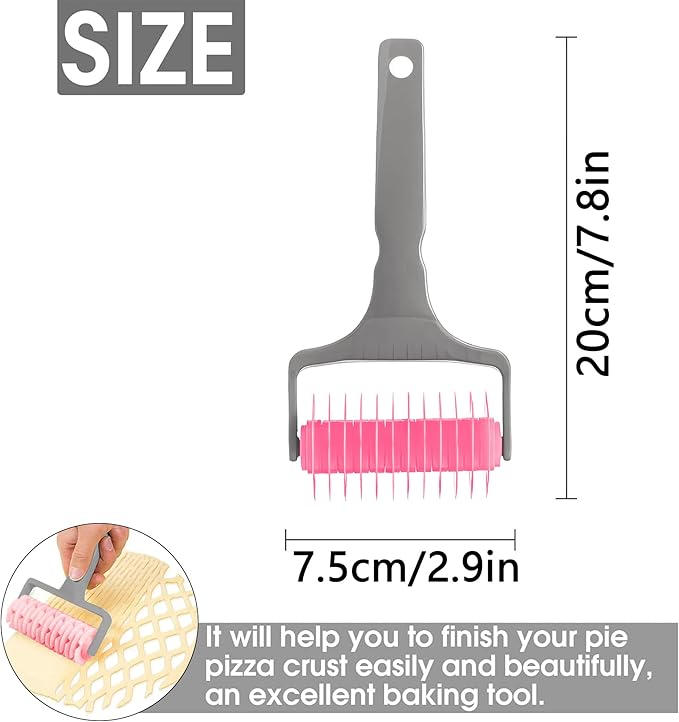 Pastry Lattice Roller Cutter, Pastry Cutter Roller DIY Baking Tool