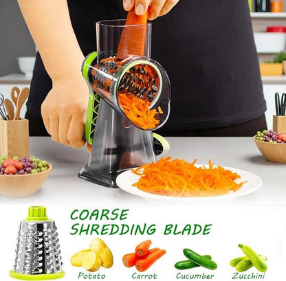 Cheese Grater with Handle, Vegetables and Fruits and Easy to Clean