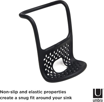 Umbra Sling Sponge Holder for Kitchen Sink – No Suction Cups, Flexible Caddy
