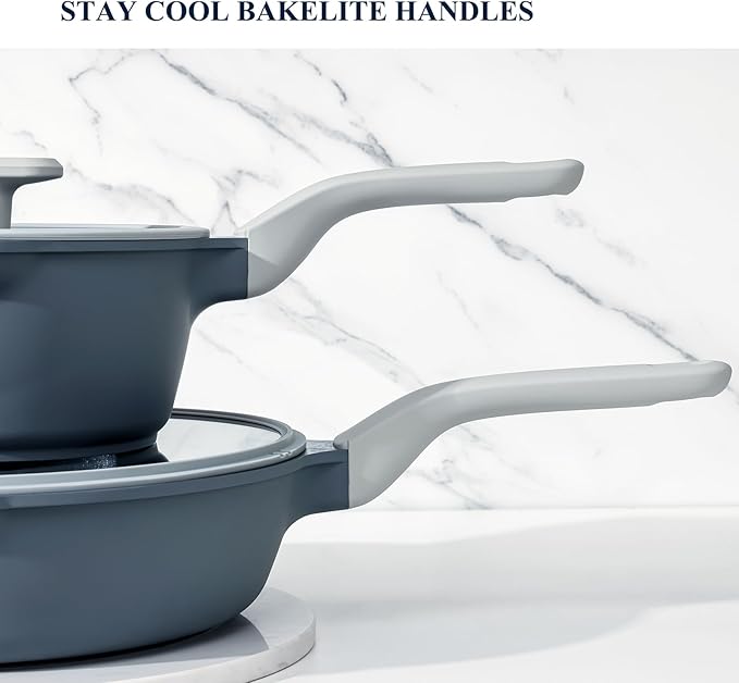 PRICUSIS Nonstick Saucepan Set