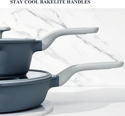 PRICUSIS Nonstick Saucepan Set