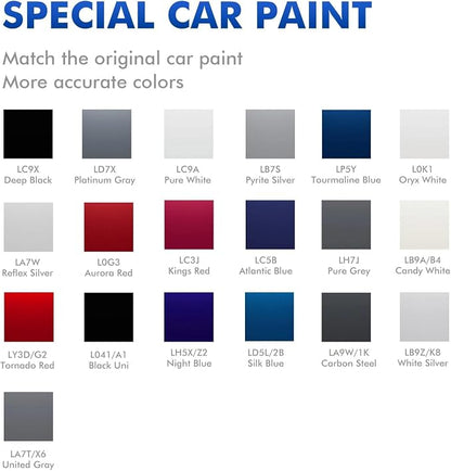 LA7T United Gray Touch Up Paint for Volkswagen, DIY Car Paint Scratch Repair Kit, Automotive Paints, Quick & Easy Fix Scratch Repair for GTI/Golf/Passat/Rabbit