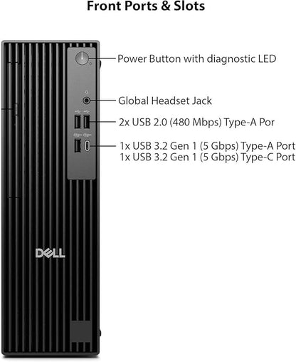 Dell Pro Slim QCS1250 Business Desktop, New OptiPlex Version, Intel Core