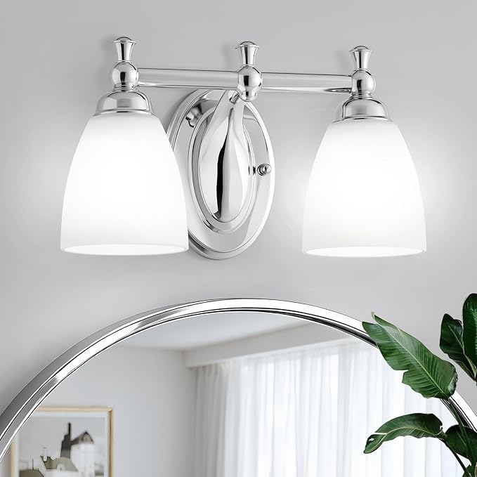 EJIAXIN Bathroom Vanity Lights Over Mirror, 2 Light Bath Vanity Light Modern
