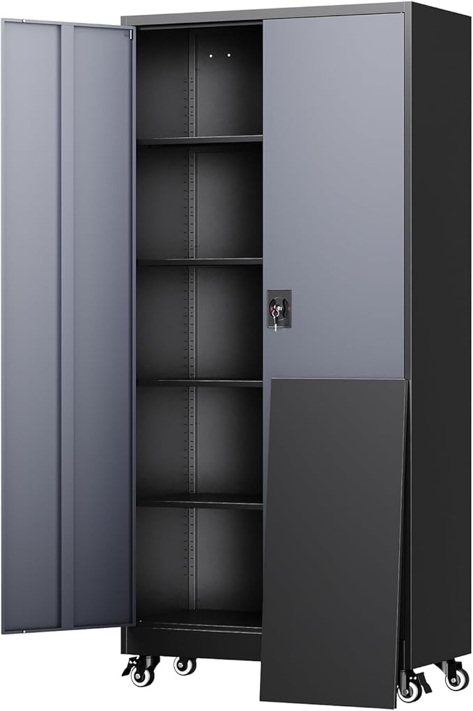 Yizosh Metal Garage Storage Cabinet